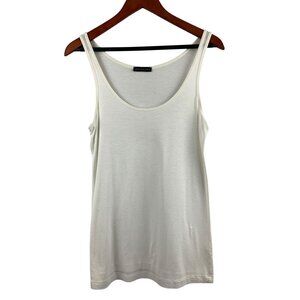 Nally & Millie Off-White Womens Tank Top